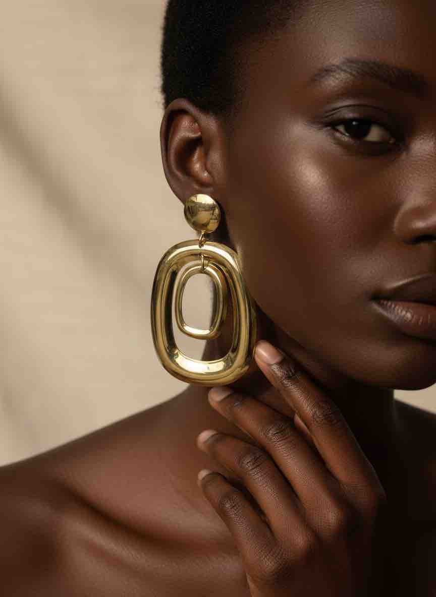 Boucles d’oreilles TALIA en acier inoxydable