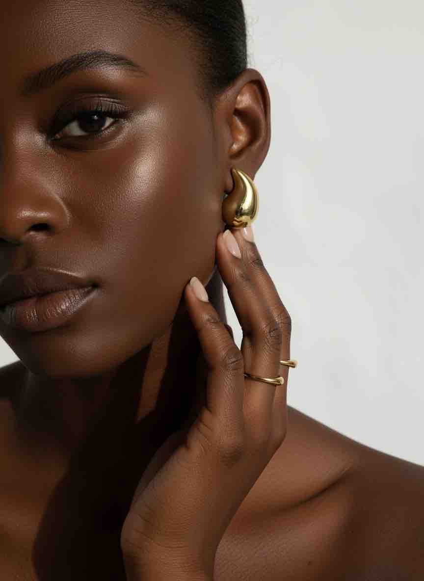 Boucles d’oreilles NAYA en acier inoxydable