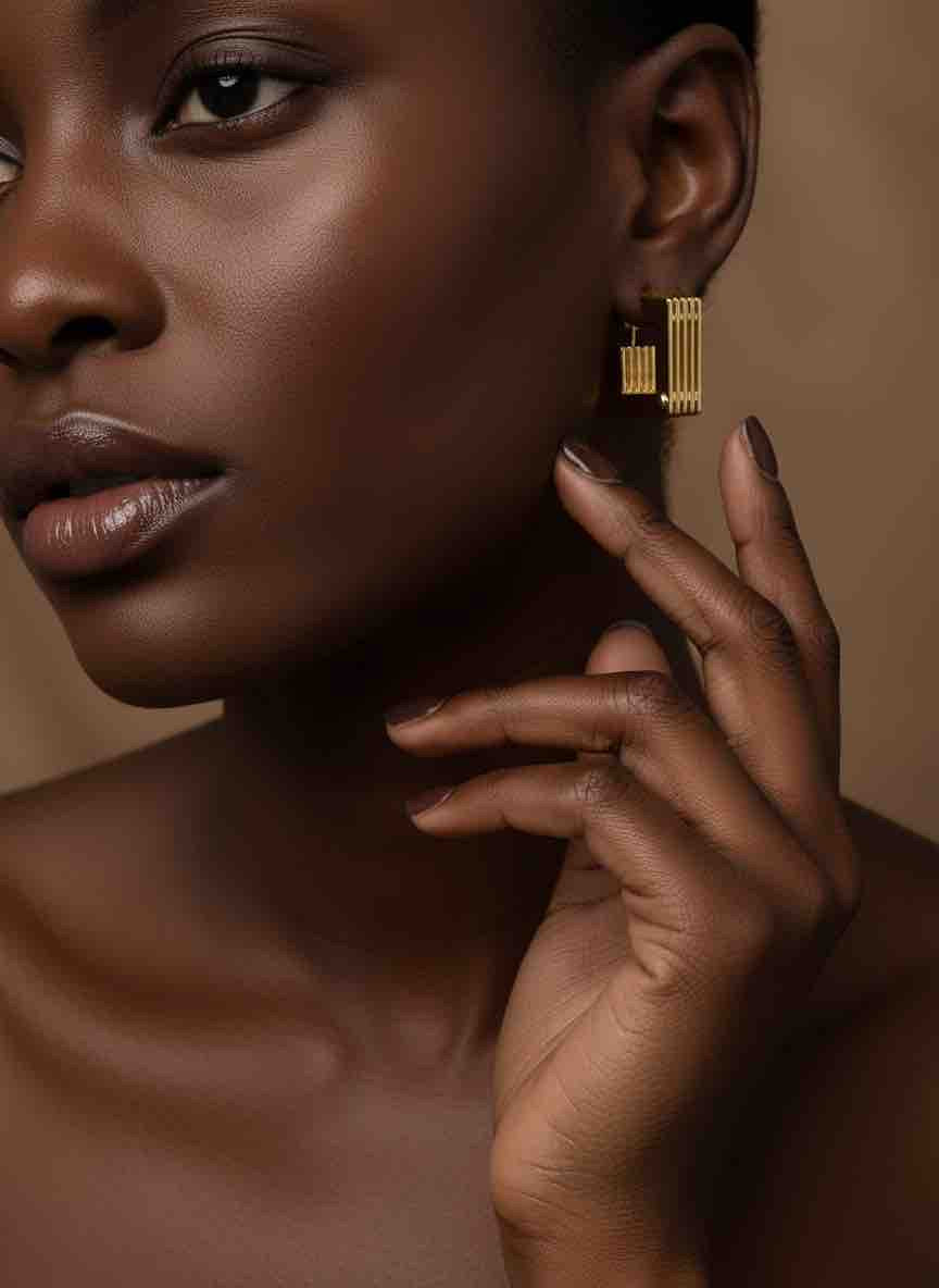 Boucles d’oreilles ELARA en acier inoxydable