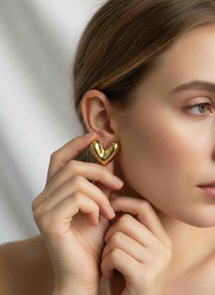 Boucles d’oreilles AMAYA en acier inoxydable