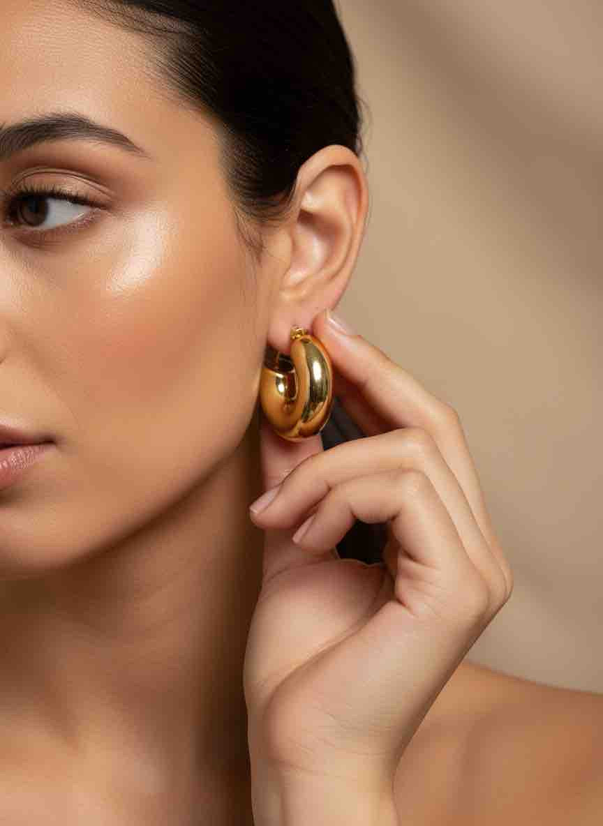 Boucles d’oreilles CALISTA en acier inoxydable