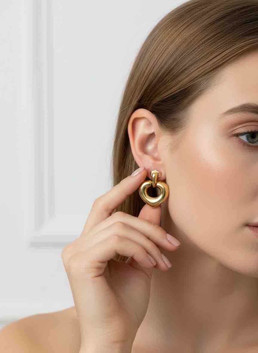 Boucles d’oreilles ISLA en acier inoxydable