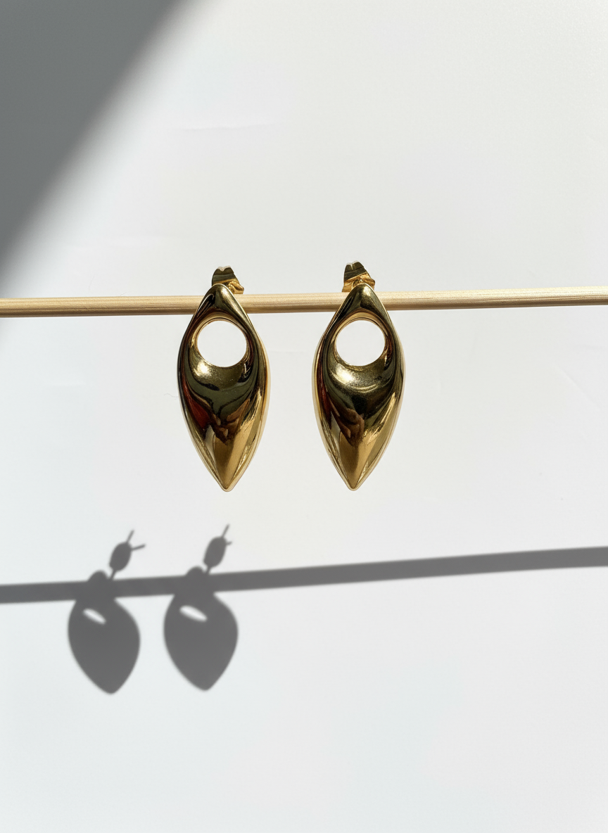 Boucles d’oreilles ZOÉ en acier inoxydable