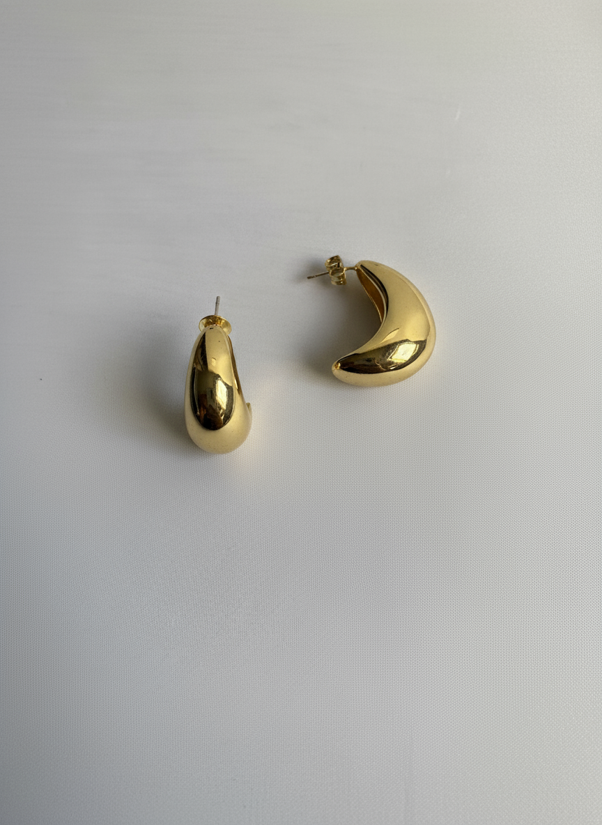 Boucles d’oreilles NAELA en acier inoxydable