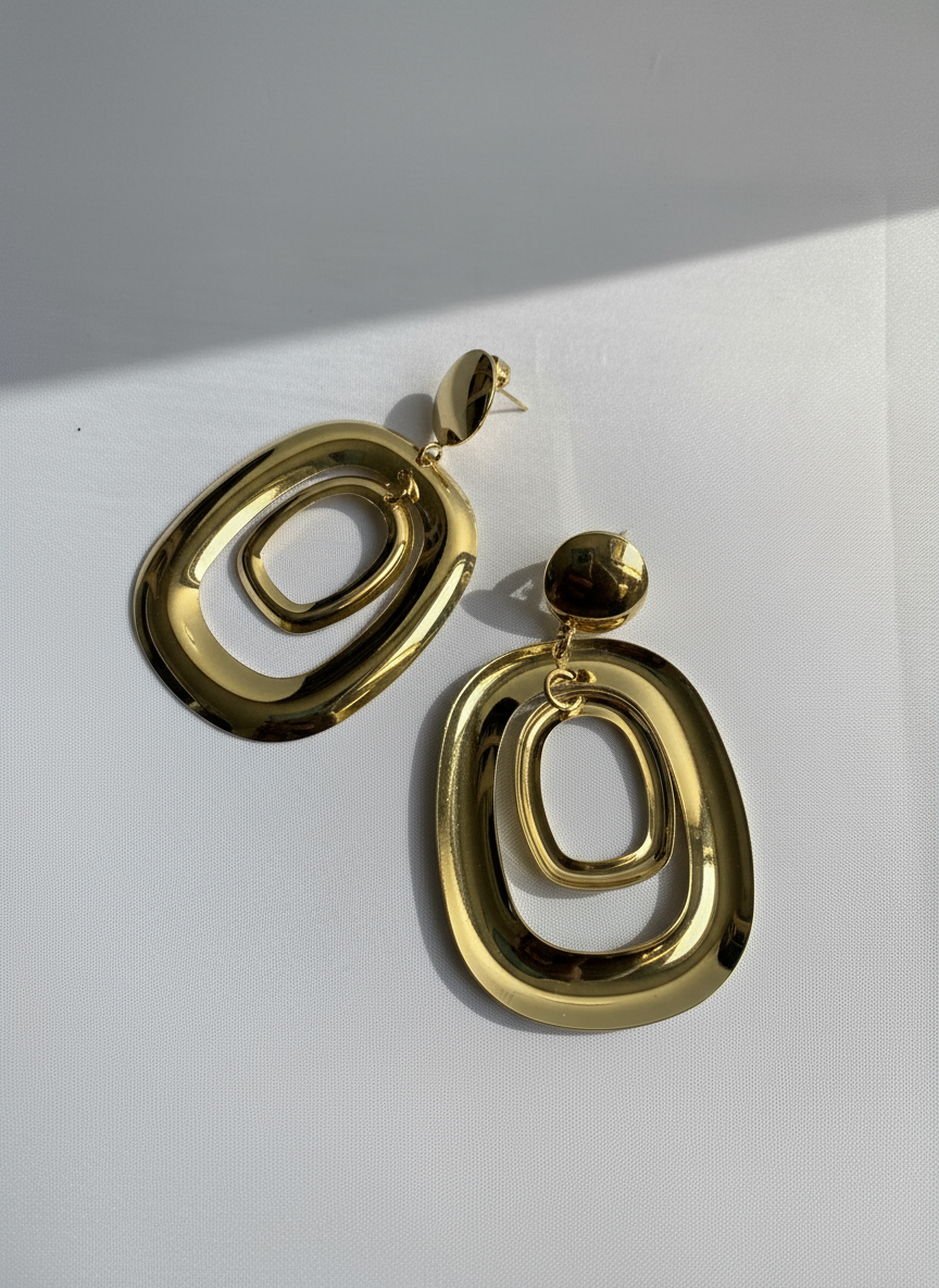 Boucles d’oreilles TALIA en acier inoxydable