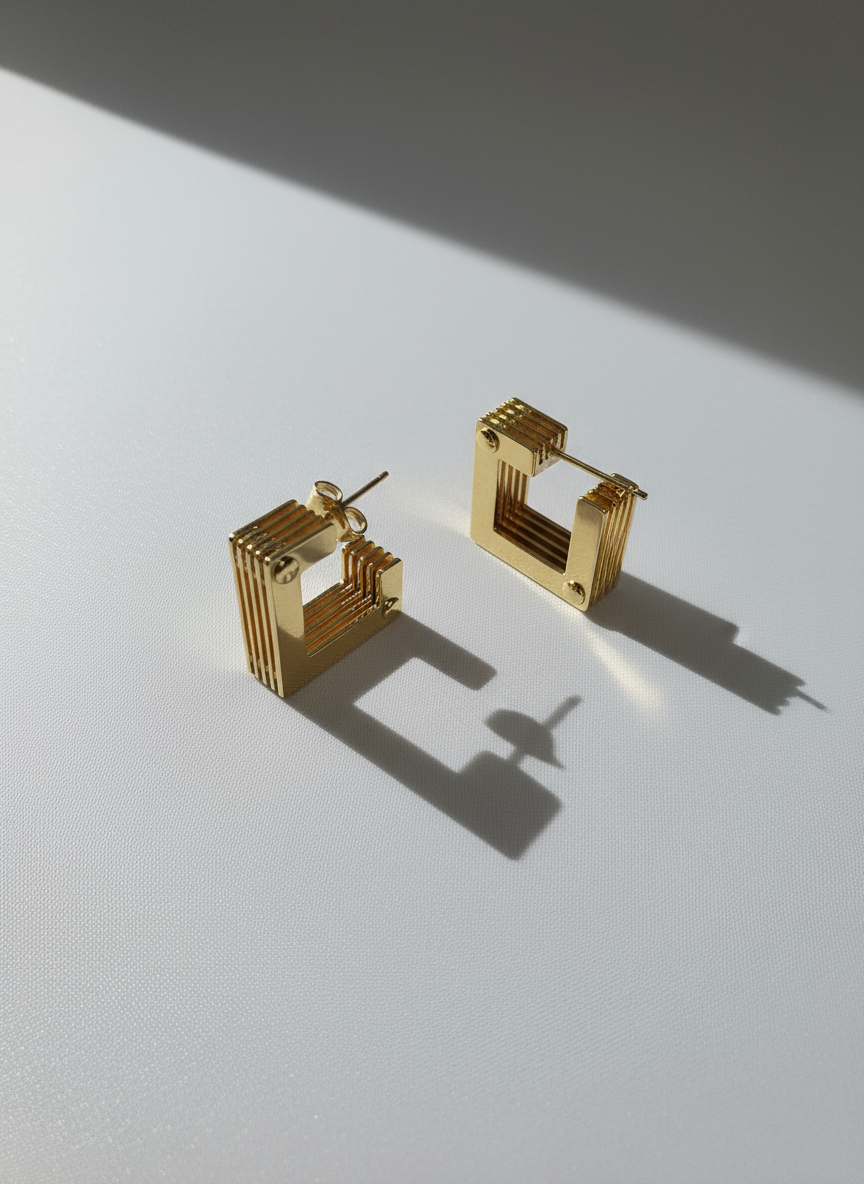 Boucles d’oreilles ELARA en acier inoxydable